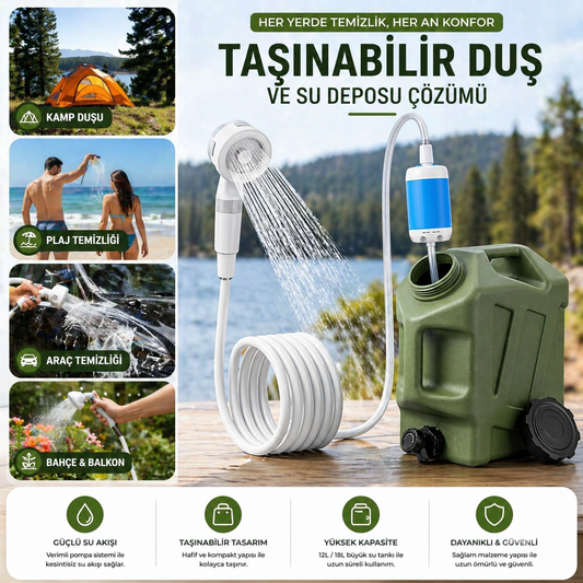 Portatif Duş Seti